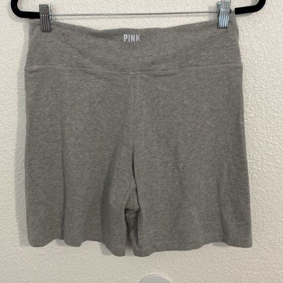 PINK-grey high-waisted twisted waist bike shorts- Size XL - Picture 6 of 6